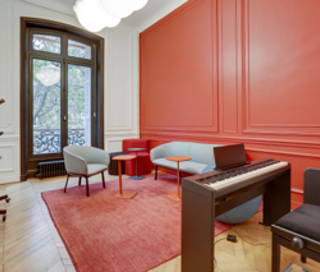 Bureau privé 16 m² 4 postes Location bureau Avenue de Messine Paris 75008 - photo 2
